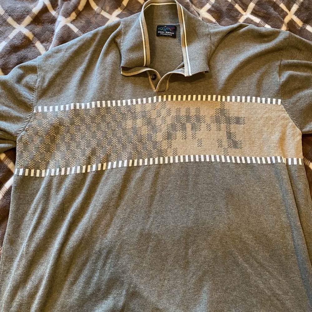 Greg Norman relaxed polo
